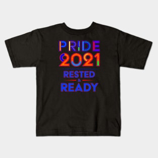 LGTBQ Pride Month Rested & Ready Kids T-Shirt